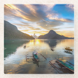 Zondag in El Nido Glazen Onderzetter