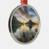 Zondag in El Nido Metalen Ornament (Rechts)