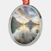 Zondag in El Nido Metalen Ornament (Links)