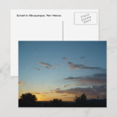 Zondag in het Briefkaart van New Mexico (Voorkant / Achterkant)