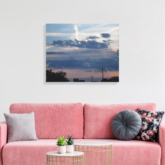 Zondag in het Midwesten Canvas Afdruk (Insitu (Woonkamer))