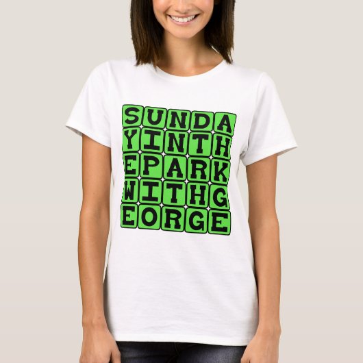 Zondag in het park met George T-shirt (Voorkant)