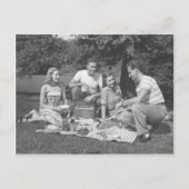 Zondag in het park met vrienden briefkaart (Voorkant)