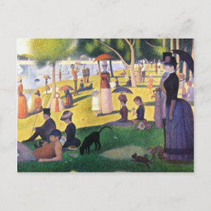 Zondag in La Grande Jatte door Georges Seurat Briefkaart
