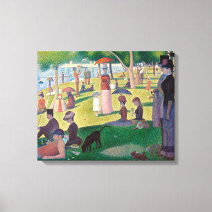 Zondag in La Grande Jatte Seurat Painting Canvas Afdruk