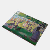 Zondag in La Grande Jatte Seurat Painting Deurmat (Schuin)