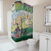 Zondag in La Grande Jatte Seurat Painting Douchegordijn (In situ)