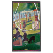 Zondag in La Grande Jatte Seurat Painting Klein Cadeauzakje (Achterkant)