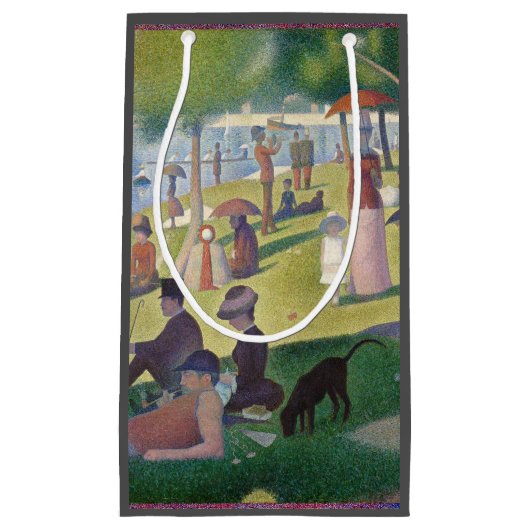 Zondag in La Grande Jatte Seurat Painting Klein Cadeauzakje (Voorkant)