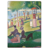 Zondag in La Grande Jatte Seurat Painting Klembord (Achterkant)