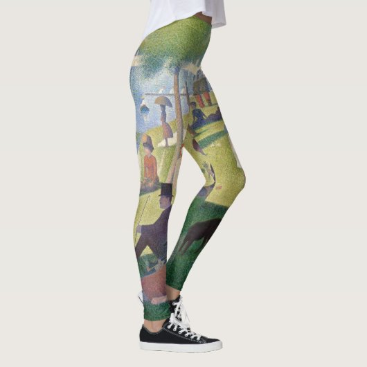 Zondag in La Grande Jatte Seurat Painting Leggings (Rechts)