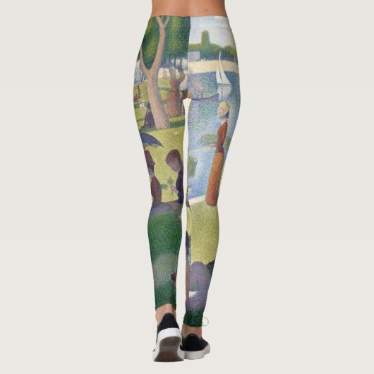 Zondag in La Grande Jatte Seurat Painting Leggings (Achterkant)