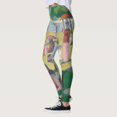 Zondag in La Grande Jatte Seurat Painting Leggings (Links)