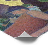 Zondag in La Grande Jatte Seurat Painting Poster (Hoek)