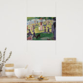 Zondag in La Grande Jatte Seurat Painting Poster (Keuken)