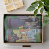 Zondag in La Grande Jatte Seurat Painting Tissuepapier (Geschenk)