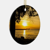 Zondag in Lahaina Keramisch Ornament (Rechts)