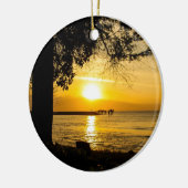 Zondag in Lahaina Keramisch Ornament (Links)