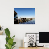 Zondag in marina | Perth, Australië Poster (Thuiskantoor)