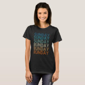 Zondag in werking t-shirt (Voorkant volledig)