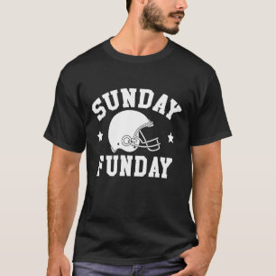 ZONDAG IS MIJN FUNDAMENTELE FOOTBALL SPORT T-SHIRT