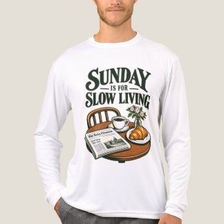 ZONDAG is voor LANGZAAM LEVEN Tri-Blend Shirt