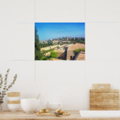 Zondag Jemin Moshe Uitzicht JerIsalem Israel Oil Poster (Keuken)