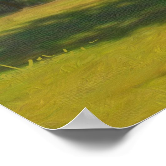 Zondag Jemin Moshe Uitzicht JerIsalem Israel Oil Poster (Hoek)