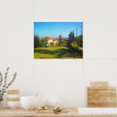 Zondag Jemin Moshe Uitzicht JerIsalem Israel Oil Poster (Keuken)