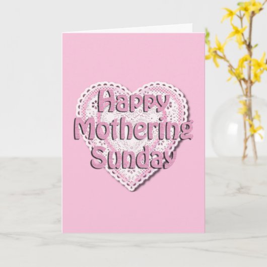 Zondag Kaart (Gele Bloem)