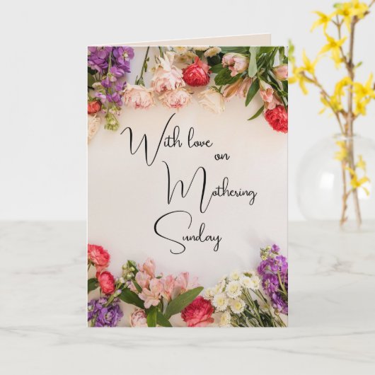 Zondag Kaart (Gele Bloem)