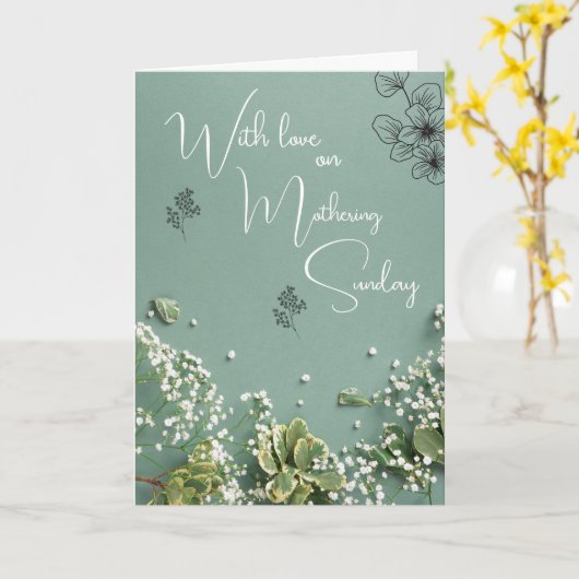 Zondag Kaart (Gele Bloem)