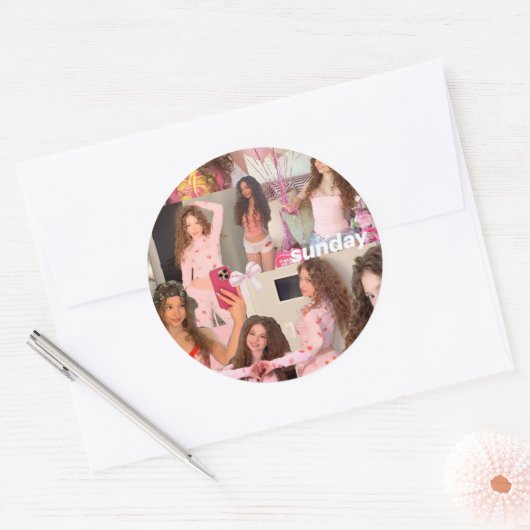 Zondag Kalogeras Collage Sticker (Envelop)