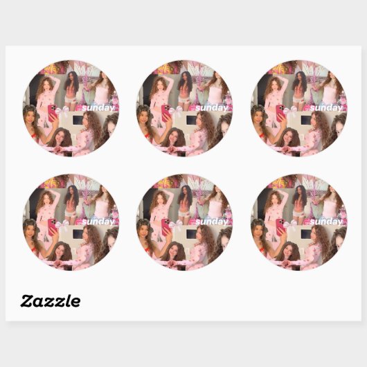 Zondag Kalogeras Collage Sticker (Vel)