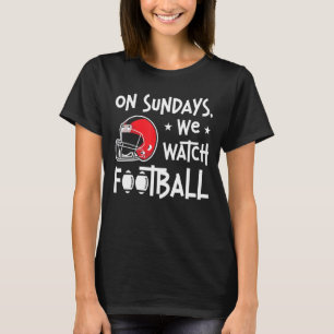 Zondag kijken we naar Football Lineman Tackle Amer T-shirt