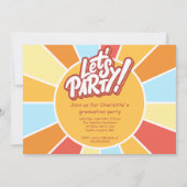 Zondag Kind voorschool foto afstudeerfeest uitnodi Kaart (Achterkant)