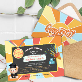 Zondag Kinder Elementaire Afstuderen Celebration Kaart