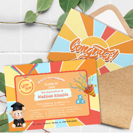 Zondag Kinder Elementaire Afstuderen Celebration Kaart