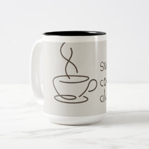 Zondag Koffieclub Mok Gezellige Koffieliefhebber