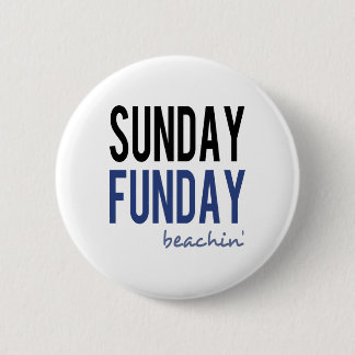 Zondag Lekker Op Het Strand Ronde Button 5,7 Cm