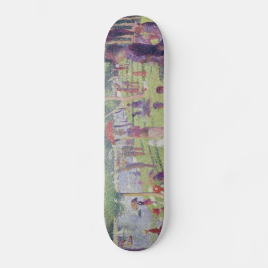 Zondag Middag Geïnspireerde Skateboard Deck Seurat (Voorkant)