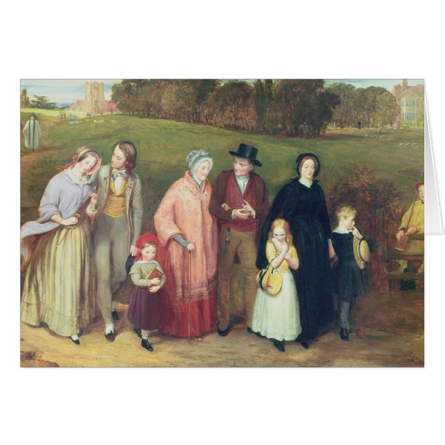 Zondag ochtend - De Walk van de Kerk, 1846 (Voorkant Horizontaal)