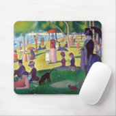 Zondag om 12.00 uur in La Grande Jatte door Seurat Muismat (Met muis)