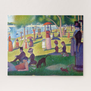 Zondag om 12.00 uur in La Grande Jatte Legpuzzel