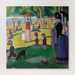 Zondag om 12.00 uur in La Grande Jatte Legpuzzel