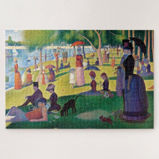 Zondag om 12.00 uur in La Grande Jatte Legpuzzel (Horizontaal)