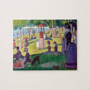 Zondag om 12.00 uur in La Grande Jatte Legpuzzel