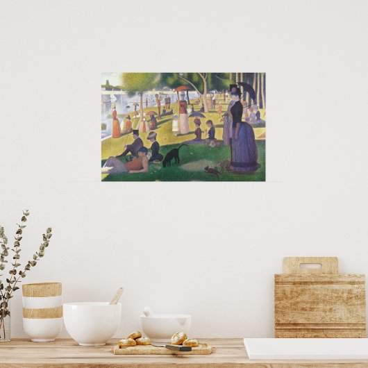 Zondag om 12.00 uur in La Grande Jatte Poster (Keuken)