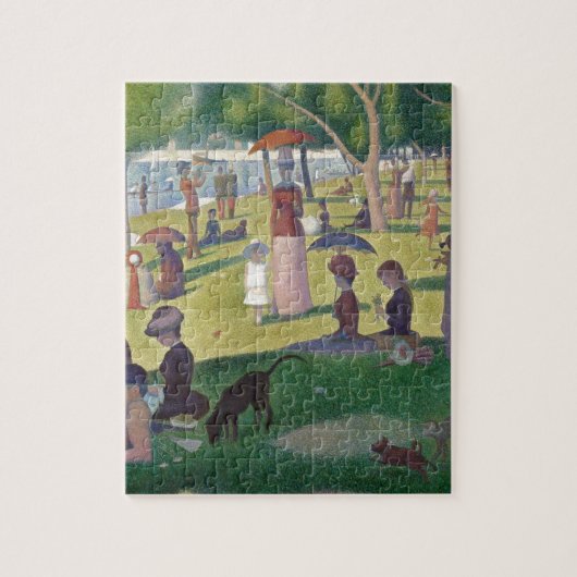 Zondag om 12.00 uur op het eiland La Grande Jatt Legpuzzel (Verticaal)