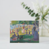 Zondag om 12.00 uur op het eiland La Grande Jatte Briefkaart (Staand voorkant)
